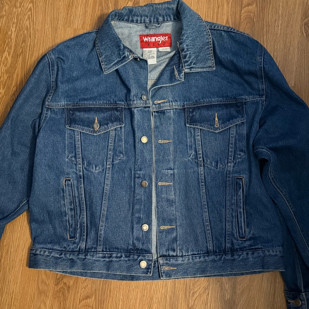 Wrangler Hero denim trucker jacket XL